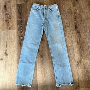 AGOLDE Lana Straight Riptide